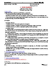 Giáo án Toán Lớp 8 (Cánh diều) - Bài 3: Hình 