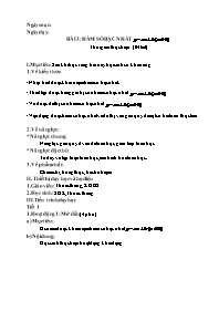 Giáo án Toán Lớp 8 (Chân trời sáng tạo) - Bài 3: Hàm số bậc nhất 𝑦 = 𝑎𝑥 + 𝑏 (𝑎 ≠ 0)
