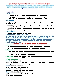 Giáo án Toán Lớp 8 (Chân trời sáng tạo) - Bài