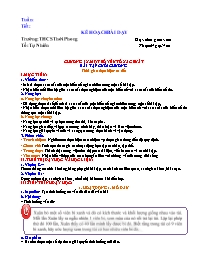 Kế hoạch bài dạy Toán Lớp 8 - Chương IX: Một số yếu tố xác suất - Bài tập cuối chương IX - Phạm Ngọc Vân