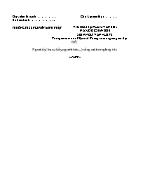 2 Đề kiểm tra Ngữ văn 8 - Năm học 2019-2020 -