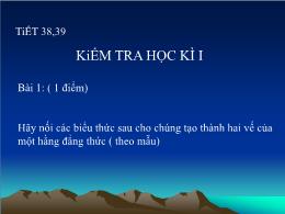 Bài giảng Đại số 8 - Chương II: Phân thức đại