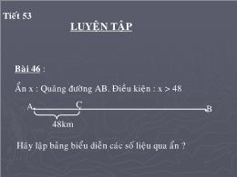 Bài giảng Đại số 8 - Chương III: Phương trình