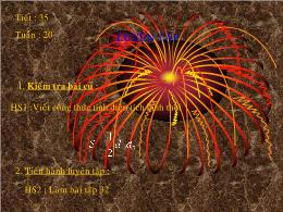 Bài giảng Hình học 8 - Tuần 20, Tiết 35: Luyệ