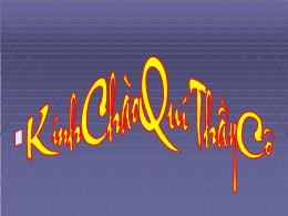 Bài giảng Hình học Lớp 8 - Bài 3: Hình thang 