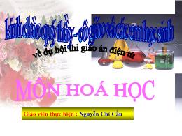 Bài giảng Hóa học 8 - Bài 33: Điều chế hiđro,