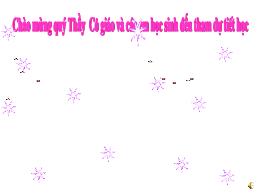 Bài giảng Lịch sử 8 - Chương II: Xã hội Việt 