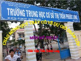 Bài giảng Mĩ thuật 8 - Tiết 14, Bài 14: Thườn