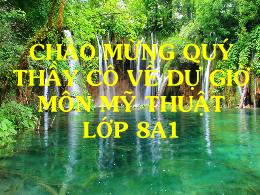 Bài giảng Mĩ thuật 8 - Tiết 4: Vẽ trang trí. 