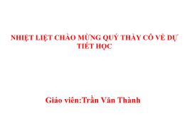 Bài giảng Sinh học Lớp 8 - Bài 25: Tiêu hóa ở