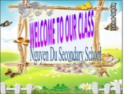 Bài giảng Tiếng Anh 8 - Period 21, Unit 4: Ou