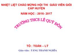Bài giảng Toán 8 - Chương II, Bài 1: Phân thứ