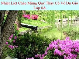 Bài giảng Vật lí 8 - Bài 12: Sự nổi