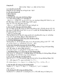 Chuyên đề Bồi dưỡng HSG Toán 8 - Bài: Đối xứn