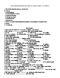 Đề cương ôn tập Tiếng Anh Lớp 8 - Huỳnh Quốc Vinh