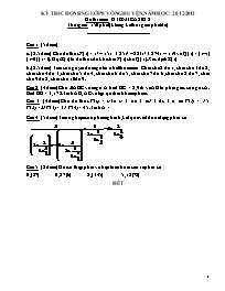 Đề thi HSG Toán Casio 8 - Năm học 2012-2013 (
