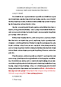 Giải pháp chỉ đạo nâng cao công tác Giáo dục 