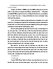 Giải pháp giúp đỡ học sinh yếu kém môn Tiếng 