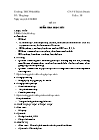 Giáo án Âm nhạc 8 - Tuần 18 - Năm học 2021-20
