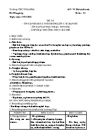 Giáo án Âm nhạc 8 - Tuần 24 - Năm học 2021-20
