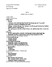 Giáo án Âm nhạc 8 - Tuần 8 - Năm học 2021-202