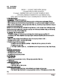 Giáo án cả năm Lịch sử 8 - Năm học 2018-2019