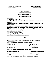 Giáo án Công nghệ 8 - Tuần 26 - Năm học 2021-