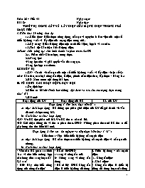 Giáo án Công nghệ 8 - Tuần 28-35