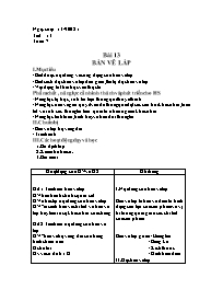 Giáo án Công nghệ 8 - Tuần 7 - Năm học 2021-2