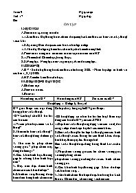 Giáo án Công nghệ 8 - Tuần 9+10