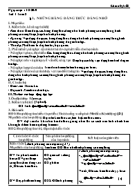 Giáo án Đại số 8 - Tuần 2 - Năm học 2019-2020