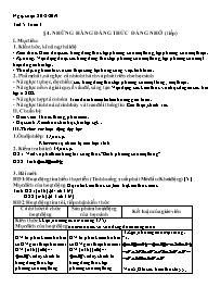 Giáo án Đại số 8 - Tuần 3 - Năm học 2019-2020