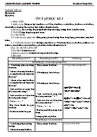 Giáo án Đại số Lớp 8 - Tuần 18 - Trường THCS 