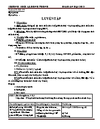 Giáo án Đại số Lớp 8 - Tuần 29 - Trường THCS 
