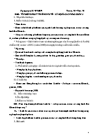 Giáo án Địa lí 8 - Tiết 10, Bài 8: Tình hình phát triển kinh tế, xã hội ở các nước Châu Á - Năm học 2019-2020