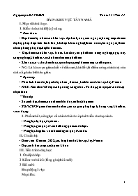 Giáo án Địa lí 8 - Tiết 11, Bài 9: Khu vực Tây Nam Á - Năm học 2019-2020