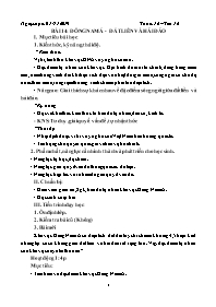 Giáo án Địa lí 8 - Tiết 16, Bài 14: Đông Nam Á. Đất liền và hải đảo - Năm học 2019-2020