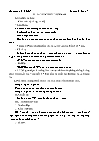 Giáo án Địa lí 8 - Tiết 27, Bài 24: Vùng biển Việt Nam - Năm học 2019-2020