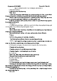 Giáo án Địa lí 8 - Tiết 3, Bài 3: Sông ngòi và cảnh quan Châu Á - Năm học 2019-2020
