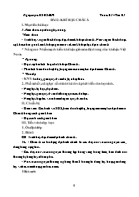 Giáo án Địa lí 8 - Tuần 1, Bài 2: Khí hậu Châu Á (Tiết 1) - Năm học 2019-2020