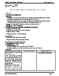 Giáo án Địa lí 8 - Tuần 12 - Năm học 2020-202