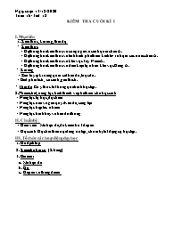 Giáo án Địa lí 8 - Tuần 16 - Năm học 2020-202