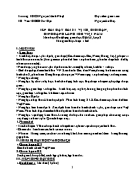 Giáo án Địa lí 8 - Tuần 21 - Năm học 2020-202