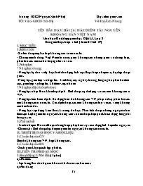 Giáo án Địa lí 8 - Tuần 23, Bài 26: Đặc điểm 