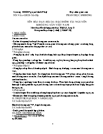 Giáo án Địa lí 8 - Tuần 23 - Năm học 2020-202