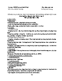 Giáo án Địa lí 8 - Tuần 25, Bài 30: Đọc bản đ