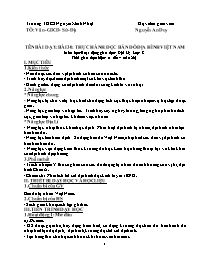 Giáo án Địa lí 8 - Tuần 25 - Năm học 2020-202