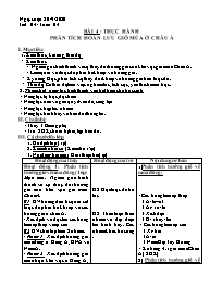Giáo án Địa lí 8 - Tuần 4 - Năm học 2020-2021