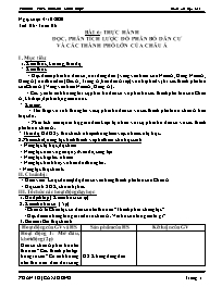 Giáo án Địa lí 8 - Tuần 6 - Năm học 2020-2021