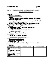 Giáo án Địa lí 8 - Tuần 8, Bài 8: Tình hình p